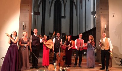 Photo de l'ensemble La Fenice dirigé par Jean Tubéry