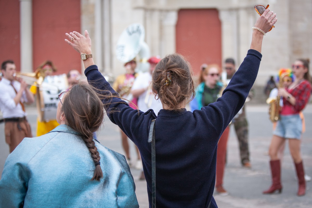 Arrivée de la marche solidaire © Louis Quéant